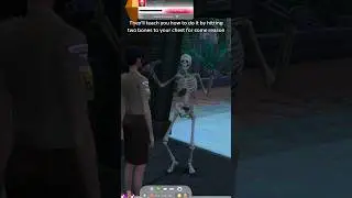 СКРЫТАЯ ФУНКЦИЯ о скелетах в The Sims 4 Приключения в джунглях