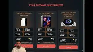 SafeMars Staking DApp Update - Stake SafeMars and Win Prizes