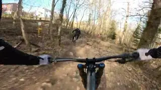 Biel Trail (Mountainbike downhill trail Magglingen-Biel) Ersten Mal #08.03.2025#mtb #downhill