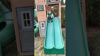 Exclusive Swing Set Fun with KidKraft & Costco #swingset #firstswingset