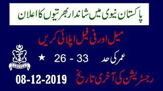 Pakistan Navy Jobs 2019, 2020 |  New Jobs in Navy 2019, 2020 | Pak Navy Jobs 2019, 2020
