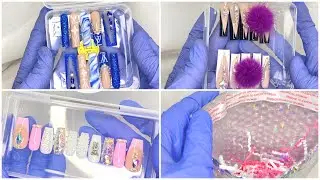 PACK ORDERS WITH ME | CUSTOM PRESS ON NAILS | WATCH ME WORK| 2000 sub giveaway coming