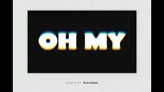 Dissolving Text Effect Mockup Download