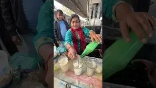 Hardworking Aunty Selling Lemon Soda of India
