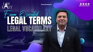 Exam Oriented Legal Terms | Legal Vocabulary