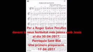 Poble de batejats MD 40 in G Popular alemanya Lletra R Folch Camarasa
