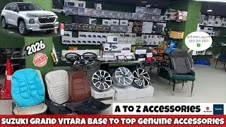 💎 Grand Vitara Base Model to Top Model Conversion | Full Genuine Accessories with Price