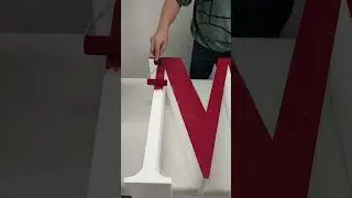 🎨 &iexcl;Mira c&oacute;mo nuestras letras de poliestireno cobran vida! 🎨 #Poliestireno #Letras #Pintura