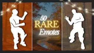 NEW Top 50 RARE EMOTES in October 2025! 🎃 