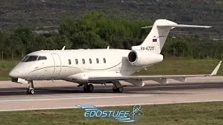 Tulpar Air - Bombardier Challenger 300 RA-67217 - Takeoff from Split Airport LDSP/SPU