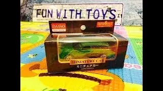 Auto Unboxing Daiso in miniatura- automobile verde【vettura compatta】02942+it