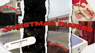 CHRISTMAS DIARIES 001🎄 opening presents, new camera, secret santa, and etc.🎄🫧🎅🏼 