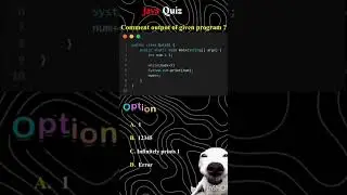 Java Quiz #engineering #coding #java #tcscareers #tech #programming #tcs #tcsjobs #education #dsa