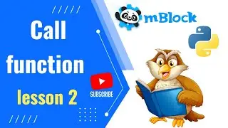 Call function in python using mblock (H.W /lesson 2 / G5 )
