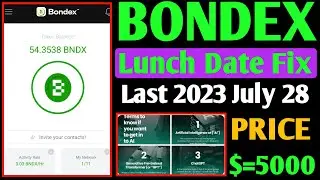 Bndx Lunch Web 3 Ready | Bondex Mining Big Update Today | Bndx Price Prediction 2023 |