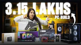 ₹3.15 Lakh Ultimate Dual Monitor PC Build 🔥 Ryzen 9 9900X3D + RTX 5070 Ti