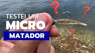 USEI UM MICRO CAMAR&Atilde;O PROJETADO PARA ATRAIR OS PEIXES MAIS DIF&Iacute;CEIS, PESCA ULTRALIGHT NAS PEDRAS