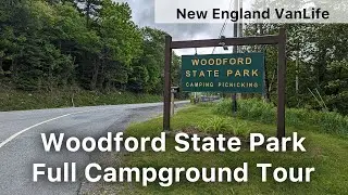 Full Tour Of Woodford State Park Campground in Woodford Vermont - New England VanLife