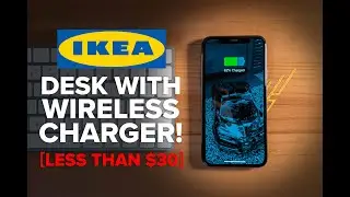 Beginner How-to: IKEA Desk with Hidden Wireless Charging