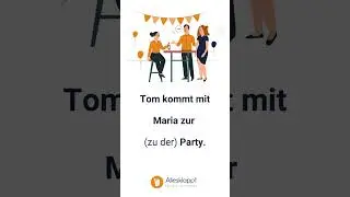Tom y Maria - preposiciones con dativo #deutsch #deutschlernen #dativo #aleman #gramatica