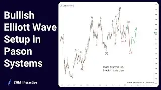 Tracking a Bullish Elliott Wave Setup in Pason Systems