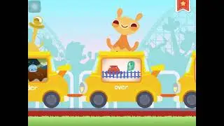 Endless Learning Academy -  Lesson 7 - Word vocabulary + sentences - Yellow roller coaster