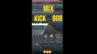 How to mix kick and 808 | 2 tips for better mix #shorts #producer #flstudio