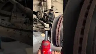 Track rod end removal. I prefer this method over ball joint splitters! #trackrodend #mechanic