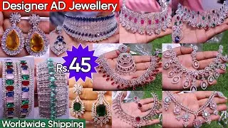 Latest Premium Quality American Diamond Jewellery Collection 2024 | New Trending Bridal Jewellery