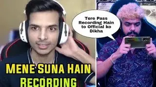 Roxx listens to the leaked recording - GodL Guru Reply || SouL vs GodLike Controversy