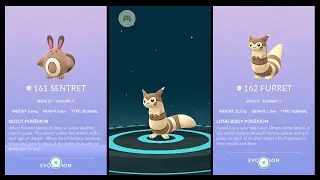 Pokemon GO Sentret Evolves to Furret - GEN 2 Update