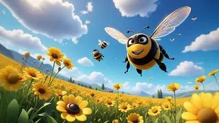 The Busy Bumblebee&rsquo;s Buzzing Beat 🐝🎵 | Fun Kids Story | Preschool Learning Video
