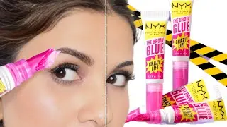 NYX The Brow Glue Crazy Lift eyebrow gel | review | why it&rsquo;s on the hype?