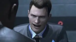 detroit: become human interrogation scene but with minecraft noises