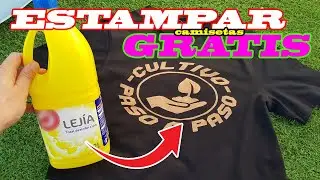 DESCUBRE c&oacute;mo ESTAMPAR UNA CAMISETA de forma casera y GRATIS