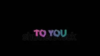 Happy Birthday Message Various Colors Effects Stock Footage Video