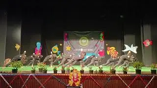 Absorbent mind Montessori School's annual day Yoga performance - 2023