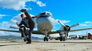 Airplane Museum Martial Arts Practice