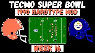 Супербоул Tecmo 1990 года &mdash; &laquo;Браунс&raquo; против &laquo;Стилерз&raquo;, 16-я неделя &mdash; NES