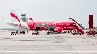 Landing in Kuala Lumpur International Airport - LCCT