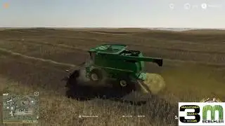 Canola Swath Harvest Test FS19