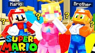 Who Is The FATHER Of Peach's BABY?! | Minecraft Super Mario | [164]
