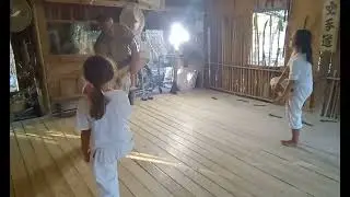 Video # 228 Sensei Nick Flores' student warming up.  Work on being better than you were.