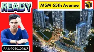 M3M 65th Avenue Mix Land Commercial & Residential Project| Sector 65 Golf Course Ext Rd|#m3m #shorts