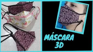Máscara 3D com viés e regulagem.
