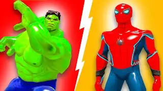 Super hero vs Squid Game Choose Beautiful Princess Dress vs Dressing Room 5 Times Challenger