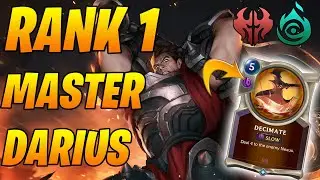 Rank 1 Master's Darius Harrowing Deck! | Legends of Runeterra | Controltheboard