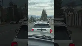 Blowing train horn at cop