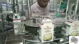 High Speed Lined / Ceka Carton Ghee Packing Machine