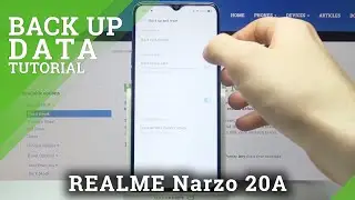 REALME Narzo 20A and Google Account Options &ndash; Start Google Backup